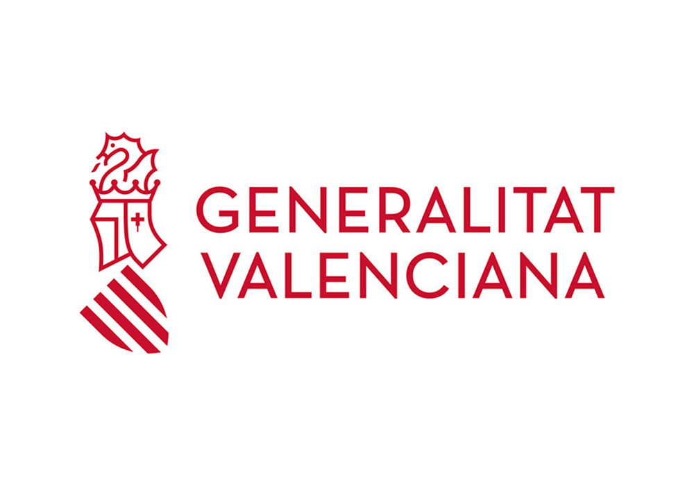 logo de la Generalitat Valenciana en rojo